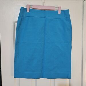 Banana Republic Vibrant Blue Pencil Skirt